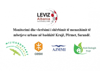 Urban waste management in the municipalities of Kruja, Përmet, and Saranda.