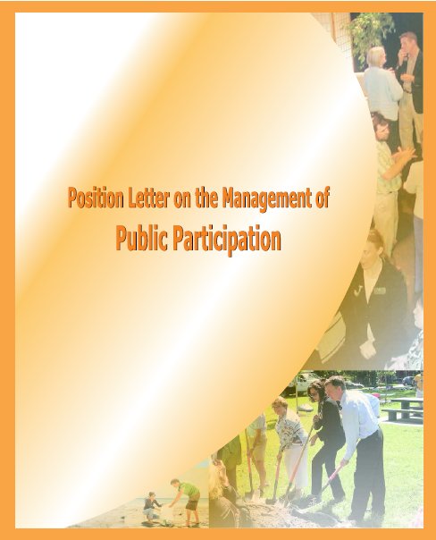Letër Pozicionimi në menaxhimin e Pjesëmarrjes së Publikut