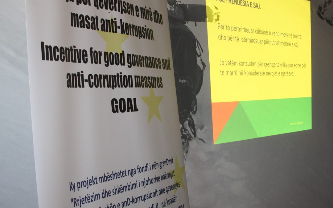Nxitja për qeverisje të mirë dhe masat anti-korrupsion