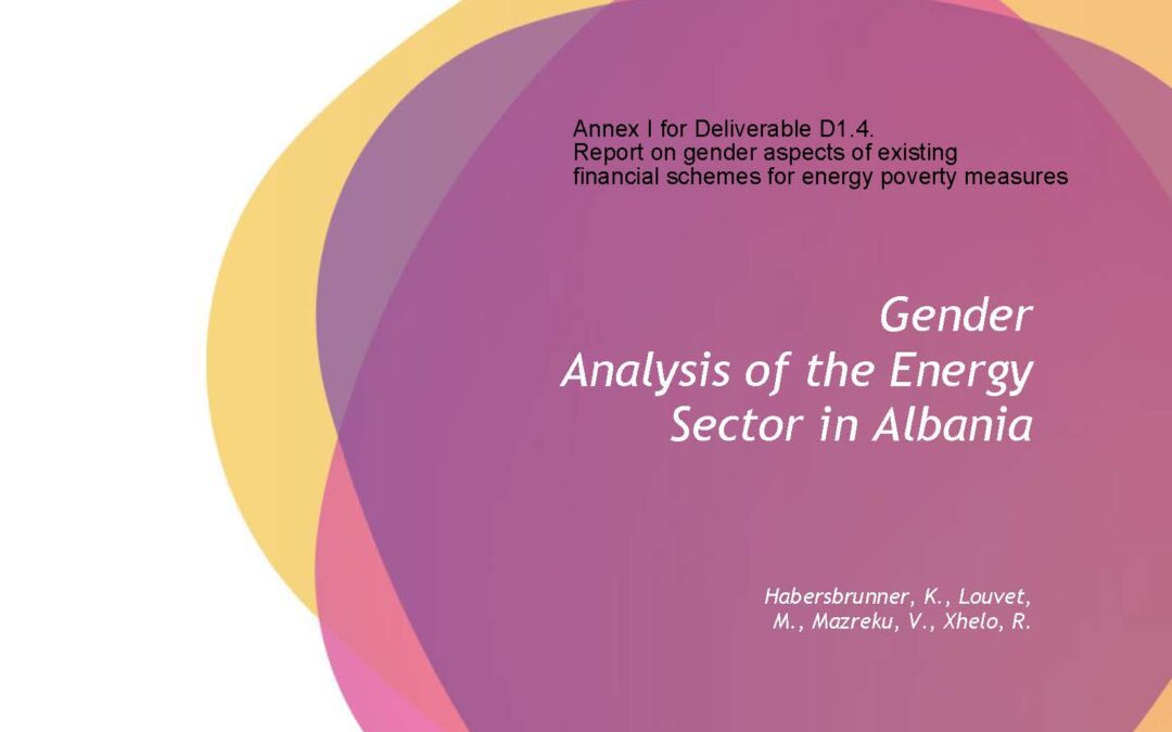 Gender Analysis of the Energy Sector in Albania