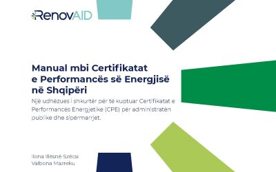 Manual mbi Certifikatat e Performancës së Energjisë në Shqipëri