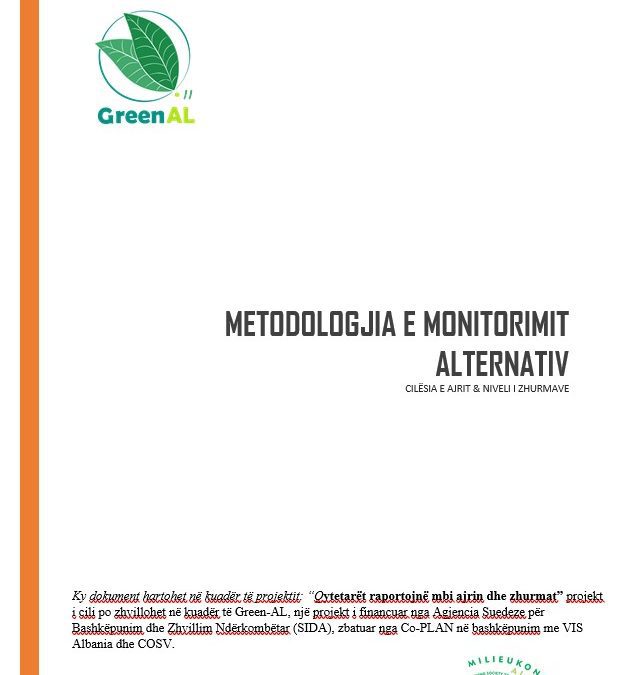 Metodologjia e monitorimit alternativ cilësia e ajrit dhe niveli i zhurmave