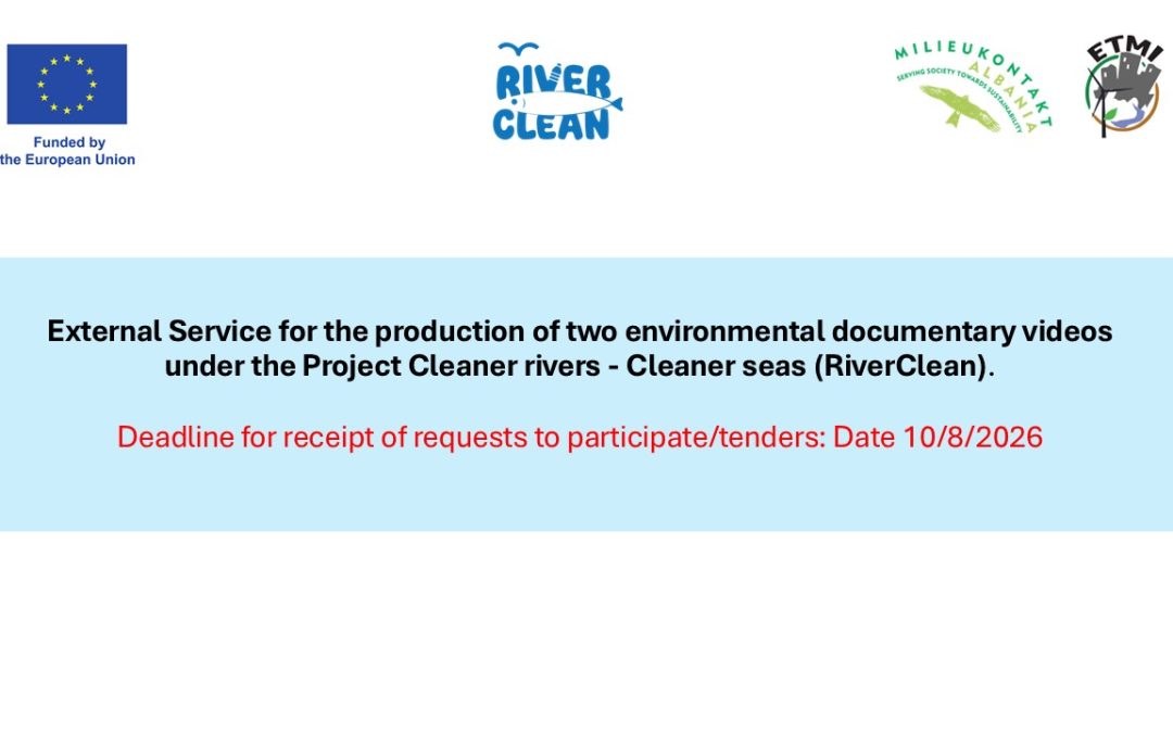 External service for the production of two environmental documentary