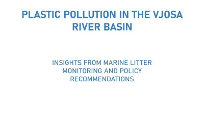 Plastic Pollution in the Vjosa River Basin