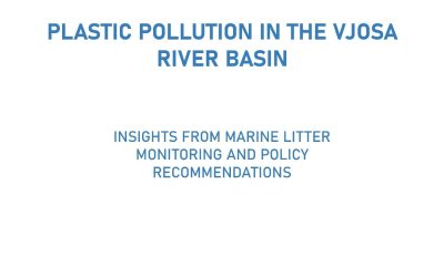 Plastic Pollution in the Vjosa River Basin